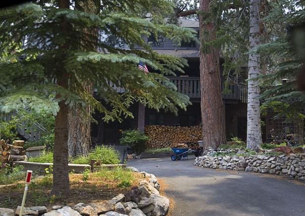 A home is shown in the Rainbow subdivision on Mount Charleston Tuesday, July 9, 2013. Storing firewood against the side of your home is not the best idea for fire prevention, commented a fire public information officer.