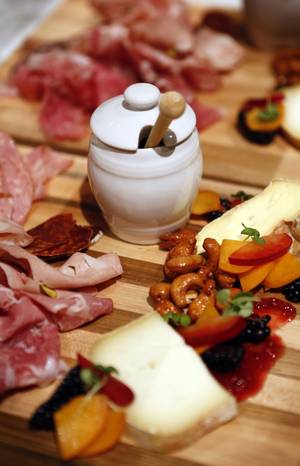 A charcuterie plate at FIVE50 Pizza Bar on Tuesday, July 9, 2013 inside Aria at CityCenter in Las Vegas.