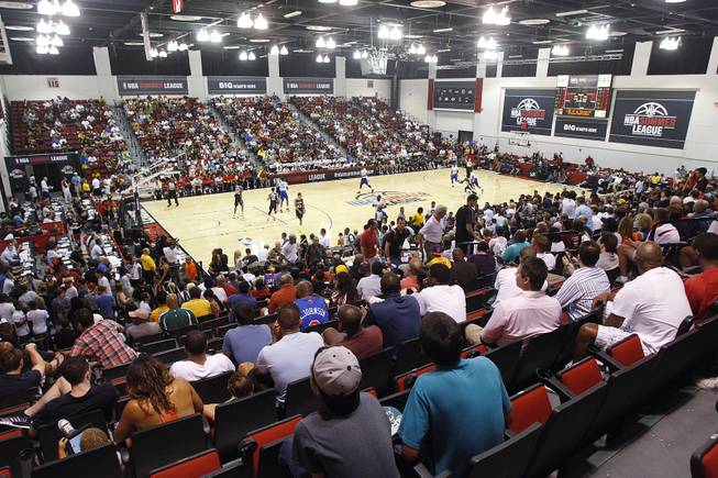 The Los Angeles Clippers take on the Atlanta Hawks during their NBA Summer League game Friday, July 12, 2013 at Cox Pavilion.