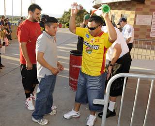 Soccer fans were patient with the extra security measures taken at Sam Boyd Stadium on Saturday afternoon as patrons were patted down, and all bags were searched prior to admission into the game.