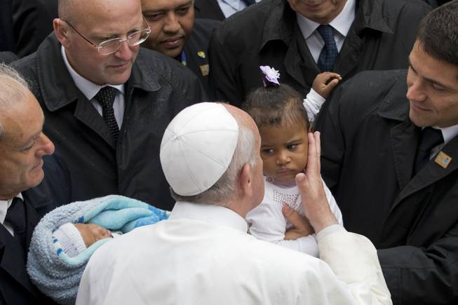 Pope Visits Slum