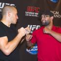 St. Pierre and Hendricks Promote UFC 167