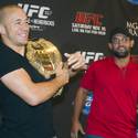 St. Pierre and Hendricks Promote UFC 167
