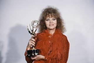 Actress Brennan Eileen holds the Emmy she won for Best Supporting Actress on a TV series, Sept. 1981. 
