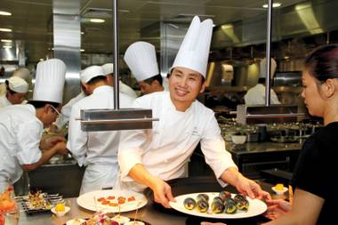 Chef Ho Chee Boon commands the Cantonese kitchen at Hakkasan.