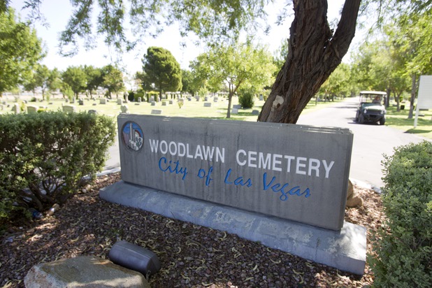 A view of Woodlawn Cemetery Thursday, Aug. 8, 2013. Opened in 1914 on 10 acres of donated land, Woodlawn, the oldest cemetery in Las Vegas, is coming up on its 100th anniversary.