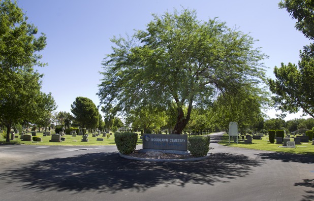 A view of Woodlawn Cemetery Thursday, Aug. 8, 2013. Opened in 1914 on 10 acres of donated land, Woodlawn, the oldest cemetery in Las Vegas, is coming up on its 100th anniversary.