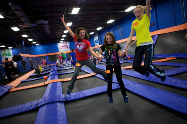 Sky Zone Indoor Trampoline Park opened it's second location on July 1 at 7440 Dean Martin Dr. Suite 201.