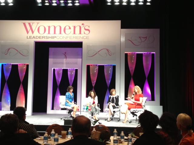 Cindy Kiser-Murphey, president and chief operating officer of New York-New York; Kathleen Ciarmello, president of Coca Cola’s North American brands; Carol Evans, president of Working Mother magazine; and moderator Gail Becker, chairwoman of Edelman Communications, talk during the President’s Panel of MGM Resorts International’s 7th Annual Women’s Leadership Conference.