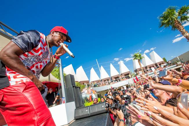 Ne-Yo performs at Ditch Fridays at Palms Pool on Friday, ...