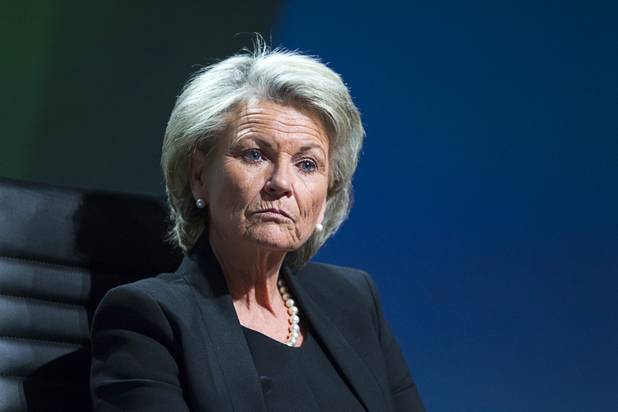 Patricia Mulroy, general manager of the Southern Nevada Water Authority (SNWA), participates on a panel during the National Clean Energy Summit 6.0 at the Mandalay Bay Tuesday, Aug. 13, 2013.