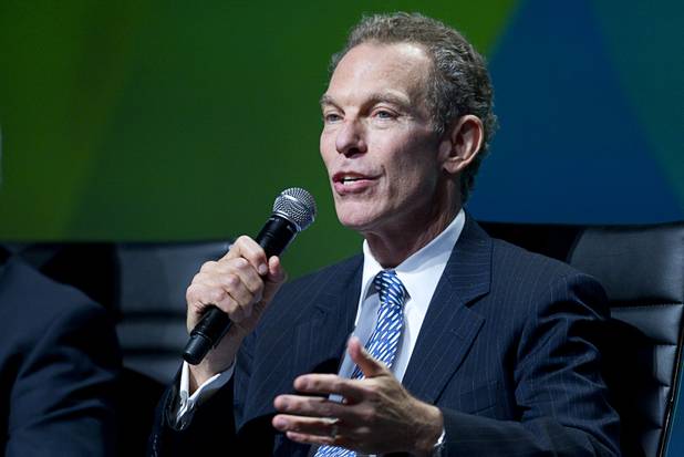Michael Yackira, CEO of NV Energy, participates on a panel during the National Clean Energy Summit 6.0 at the Mandalay Bay Tuesday, Aug. 13, 2013.