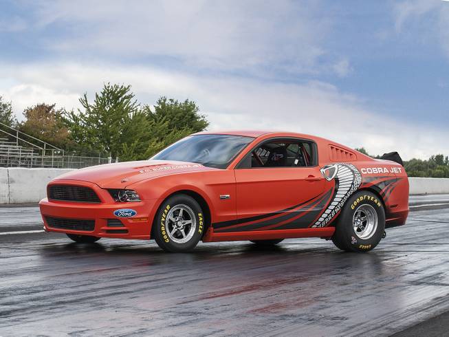 This 2014 Mustang Cobra Jet was among hundreds of vehicles scheduled to go on the block during the Barrett-Jackson Las Vegas auction beginning Thursday, Sept. 26, 2013, at Mandalay Bay.