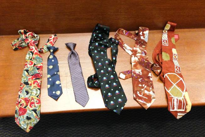 Judge Conrad Hafen keeps ties on hand for attorneys to wear if they don't wear a tie to court.