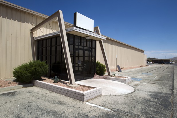 A view of a closed bowling alley on Nellis Air Force Base Thursday, Aug. 15, 2013.