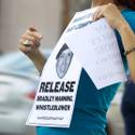 Picketers Show Support For Bradley Manning