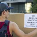 Picketers Show Support For Bradley Manning