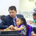 Pat Skorkowsky at Cambeiro Elementary School