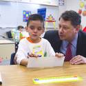 Pat Skorkowsky at Cambeiro Elementary School