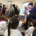 Pat Skorkowsky at Cambeiro Elementary School