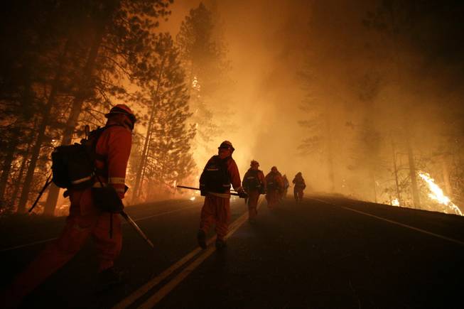 Yosemite fire crew