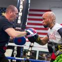 Mayweather Jr. Prepares For Alvarez