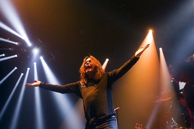 Black Sabbath's Ozzy Osbourne performs at MGM Grand Garden Arena on Sunday, Sept. 1, 2013.