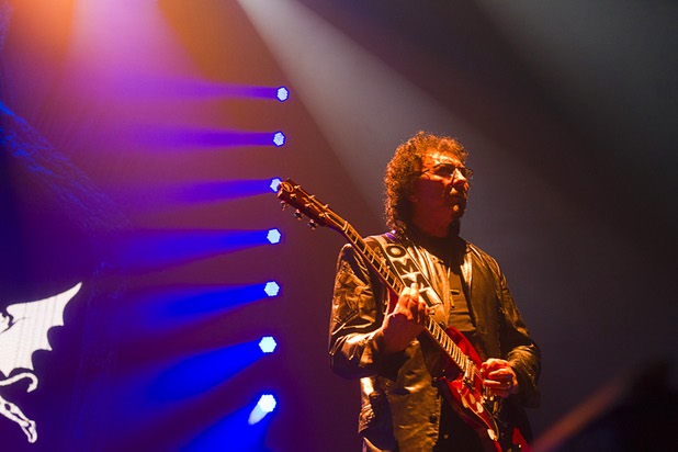 Black Sabbath guitarist Tony Iommi performs at MGM Grand Garden Arena on Sunday, Sept. 1, 2013.