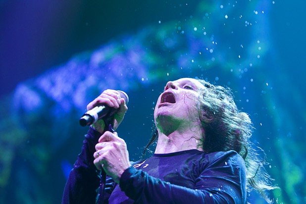 Black Sabbath's Ozzy Osbourne performs at MGM Grand Garden Arena on Sunday, Sept. 1, 2013.