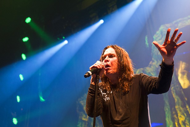 Black Sabbath's Ozzy Osbourne performs at MGM Grand Garden Arena on Sunday, Sept. 1, 2013.