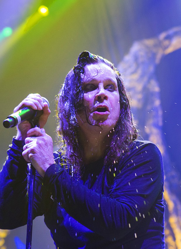 Black Sabbath's Ozzy Osbourne performs at MGM Grand Garden Arena on Sunday, Sept. 1, 2013.