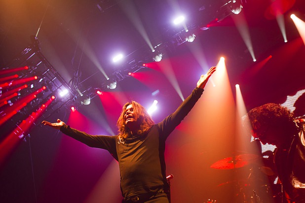 Black Sabbath's Ozzy Osbourne performs at MGM Grand Garden Arena on Sunday, Sept. 1, 2013.