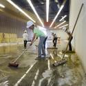 Volunteers work on Habitat for Humanity ReStore