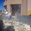Volunteers work on Habitat for Humanity ReStore