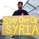 Protest Against U.S. Involvement in Syria