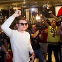 Mayweather and Alvarez Arrivals