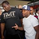 Mayweather and Alvarez Arrivals