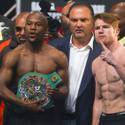 Mayweather and Alvarez Make Weight for Fight
