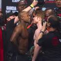 Mayweather and Alvarez Make Weight for Fight