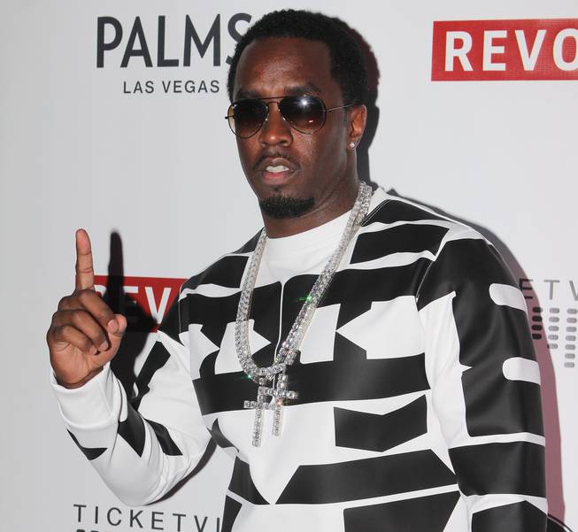 Diddy hosts his “Fight Night After-Party” at Rain and Palms ...