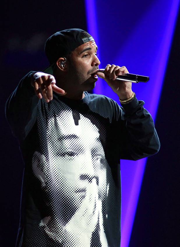 Drake performs during the iHeartRadio Music Festival in the MGM Grand Garden Arena Saturday, Sept. 21, 2013.