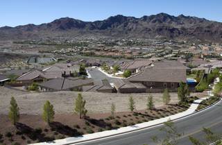 A view of the Tuscany Retreat development in Boulder City Monday, Sept. 23, 2013.