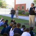 Vegetable planting at Boys and Girls Club
