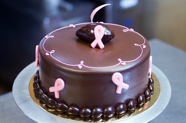A cake is shown in the Red Rock Resort bakery Tuesday, Oct. 1, 2013. Station Casinos is hosting its fourth annual "Project Pink" initiative for National Breast Cancer Awareness Month. Throughout October, the majority of station properties will donate a portion of its proceeds from Project Pink retail sales and Pink gaming winnings to the Southern Nevada affiliate of Susan G. Komen, an organization supporting breast cancer research.