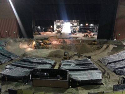Britney Spears' new theater under construction at Planet Hollywood in September 2013.