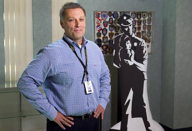 Metro Police Capt. Shawn Andersen poses at the Downtown Area Command Wednesday, Oct. 2, 2013.