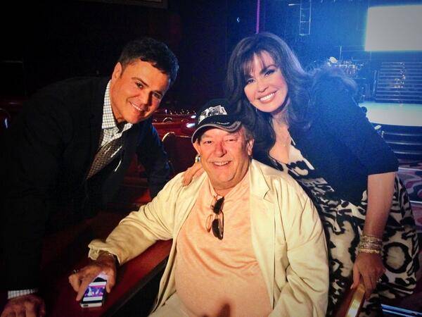 Donny Osmond, Robin Leach and Marie Osmond at Flamingo Las Vegas on Wednesday, Oct. 2, 2013.