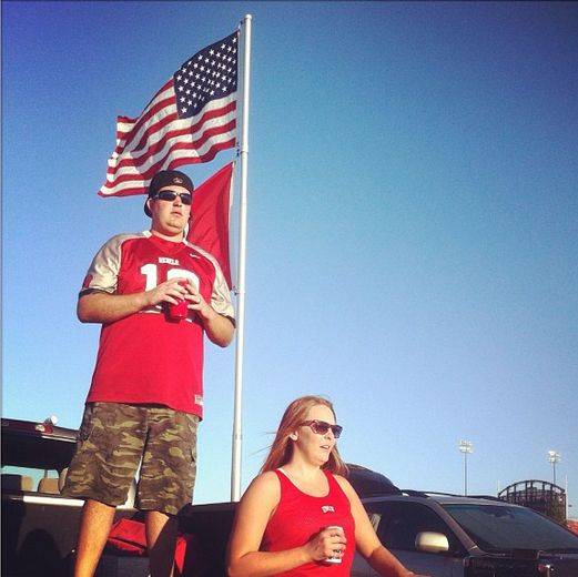 UNLV vs Western Illinois tailgating. September 21, 2013. Submitted by @eggosdad