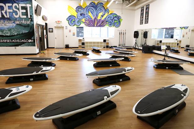 Surfset Fitness in Las Vegas on Monday, October 7, 2013.