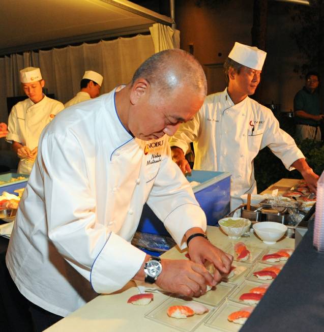 “A Night of Cocktails and Canapes” with chef Nobu Matsuhisa ...